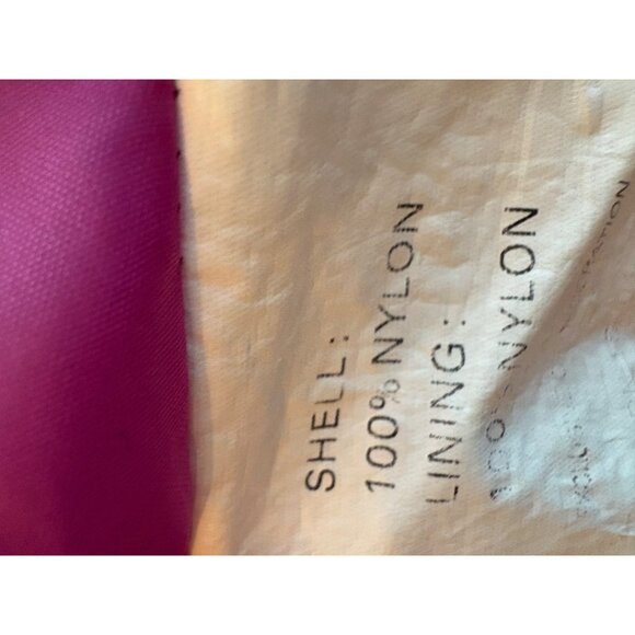 Vintage OshKosh Girls 6X Purple Pink Jacket Double Zipper, Snaps,Hood Enclosure - Picture 12 of 12